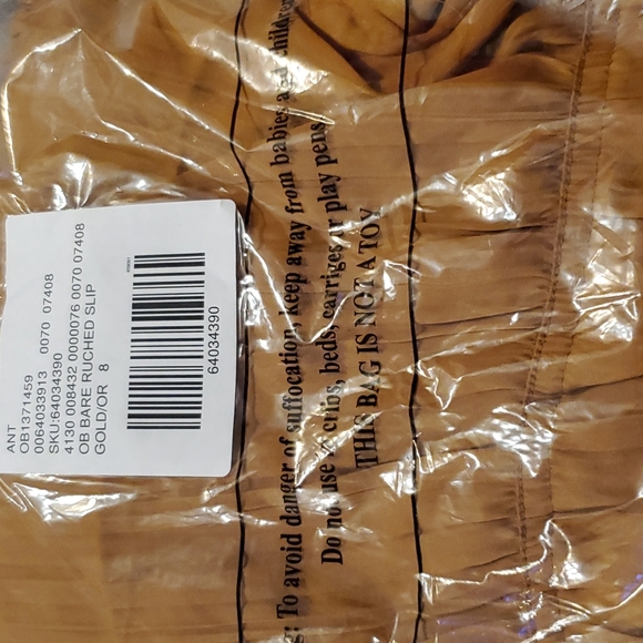 Anthropologie Ruched Slip Dress - bronze - Picture 6 of 9